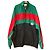 Gucci Giacca oversize in nylon a righe Nero