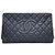 Chanel Caviar Timeless CC Logo Clutch Bag Black