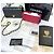 Chanel Mini borsa a tracolla con catena in matelassé di agnello nera con finiture dorate Nero - vista 8