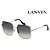 Lanvin Gafas de sol cuadradas en metal dorado lujo moda oversize Multicolor