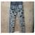 Givenchy Pantaloni in denim distrutto blu medio - vista 2