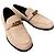 Kelly Hermès Mocassino Destin in scamosciato con accenti rosa e oro