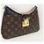 Louis Vuitton Borsa a tracolla Twiny in tela Monogram Reverse Marrone - vista 4