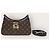 Louis Vuitton Borsa a tracolla Twiny in tela Monogram Reverse Marrone - vista 8
