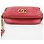 Gucci Piccola borsa a tracolla e crossbody in pelle matelassé rossa GG Marmont Rosso - vista 5