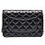 Chanel Black Lambskin WOC Small Crossbody Nero - vista 5