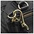 Givenchy Borsa a tracolla Pandora in pelle nera, media, con finiture dorate Nero - vista 9