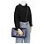 Salvatore Ferragamo Bolso de hombro y bandolera Genie Barra en piel Saffiano azul marino - vista 16