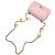 Chanel Mini borsa flap con charm a cuore in agnello Rosso - vista 4