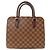 Borsa Triana in tela Damier Louis Vuitton Marrone - vista 2