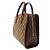 Borsa Triana in tela Damier Louis Vuitton Marrone - vista 4