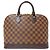 Borsa Louis Vuitton Damier Canvas Marrone - vista 2