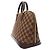 Borsa Louis Vuitton Damier Canvas Marrone - vista 4