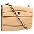 Borsa a tracolla con catena in pelle beige Chanel