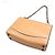 Borsa a tracolla con catena in pelle beige Chanel - vista 2