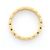Anello Chanel Coco Crush in oro giallo 18K - vista 3