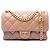 Chanel Marrone Small Quilted Lambskin Pillow Crush Flap Carne
