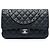 Chanel Black Medium Classic Caviar Double Flap Nero