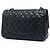 Chanel Black Medium Classic Caviar Double Flap Nero - vista 2