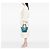 Hermès Picotin 22 in pelle Clemence blu - vista 7