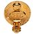 Orecchini Chanel Gold CC placcati oro tondi con clip D'oro - vista 3