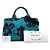 Tote in tela canapa blu Prada Hawaii - vista 7
