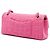 Chanel Pink Croc Quilted Jersey Reissue 2.55 East West Double Flap Rosa - vista 2