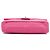 Chanel Pink Croc Quilted Jersey Reissue 2.55 East West Double Flap Rosa - vista 3