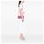 Chanel Pink Croc Quilted Jersey Reissue 2.55 East West Double Flap Rosa - vista 6