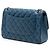 Chanel Blue Jumbo Classic Lambskin Double Flap Blau Dunkelblau - Ansicht 2