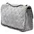 Chanel Gray Medium CC Quilted Suede Whipstitch Single Flap Marrone - vista 2