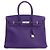 Hermès Purple Epsom Birkin Retourne 35 Porpora