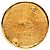 Spilla Chanel Gold CC placcata oro 31 Rue Cambon D'oro - vista 2