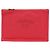 Pochette piatta Hermès Red Toile Bain Yachting PM Rosso