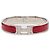 Bracciale Hermès Red Narrow Enamel Clic H PM Rosso Bordò