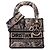 Dior Beige Mini Tela Ricamata Plan de Paris Lady D Lite