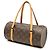 Louis Vuitton Marrone Monogram Papillon 28 - vista 2