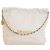 Borsa Chanel 22 in pelle di vitello lucida trapuntata bianca Small Bianco Bianco sporco