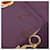 Sciarpa in seta Hermès Purple Bride de Cour 90 Porpora Viola scuro - vista 5