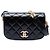 Chanel Black Mini Shiny Calfskin My Sweet CC Flap Nero