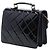 Chanel Black CC Matelassê Verniz Sanfona com Fecho Pushlock e Alça de Mão Preto - vista 2
