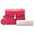 Bulgari Bvlgari Pink Small Leather Square Serpenti Forever Chain Crossbody Rosa - vista 7