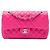 Chanel Rosa Medium Classic Caviar Double Flap