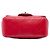 Chanel Red Mini Square Classic Lambskin Single Flap Rot - Ansicht 3