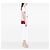 Chanel Red Mini Square Classic Lambskin Single Flap Rot - Ansicht 6