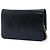 Wallet On Chain Cartera con cadena Chanel en piel de cabra negra con costuras y CC dorado Negro - vista 2