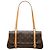 Borsa a tracolla Louis Vuitton Marrone Monogram Marelle