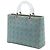 Lady Dior in Blue Denim, Large, Cannage Acrylgriffe von Dior Blau Hellblau - Ansicht 2