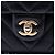 Chanel Mini Retangular Chevron em Pele de Cordeiro Preta com Corrente em Volta da Aba Preto - vista 5
