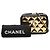 Chanel Mini Borsa a tracolla Vanity in agnello trapuntato nero e placca dorata CC - vista 7